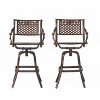 Christopher Knight Home Sebastian Outdoor Cast Aluminum Adjustable Swivel Barstool - 2 of 4
