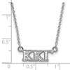Black Bow Jewelry Sterling Silver Kappa Kappa Gamma Greek Life Necklace 18 Inch - 2 of 4