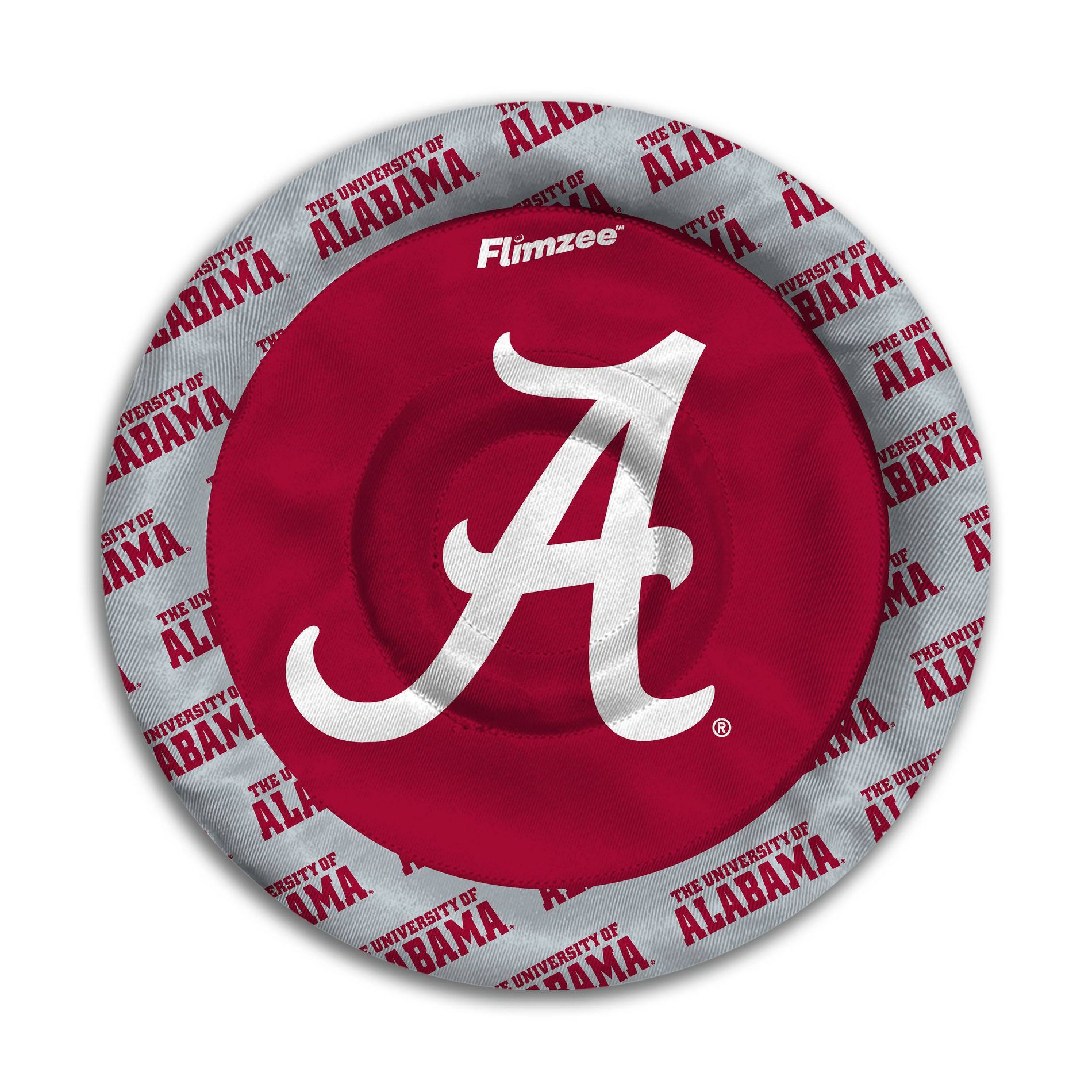 NCAA Alabama Crimson Tide Flimzee Flying Disc: Polyester, 10" Diameter