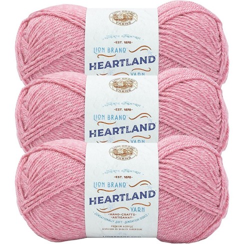 pack Of 3) Lion Brand Heartland Yarn-lassen Volcanic : Target