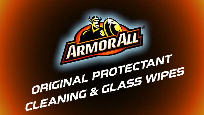 Armor All 3pk 30ct Triple Pack Protectant/Cleaning/Glass Wipes Automotive Interior Cleaner, 2 of 6, play video