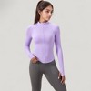 Anna-Kaci Active Women's Long Sleeve Half-Zip Slim Fit Active Jacket with Thumbhole Cuffs and Mock Neck - 4 of 4
