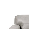 43" Cornelia Accent Chair Beige Leather - Acme Furniture: Mid-Century, Tufted, Wood Composite - 4 of 4
