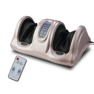 NAYSAYE Shiatsu Foot Massager Machine for Feet Leg and Calf, Deep Kneading and Rolling Massage, 4 Massage Modes Relaxation Device for Home Use, Rose - 1 of 4
