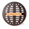 BergHOFF Neo 3Pc Cast Iron Cookware Set, Fry Pan 10", Square Grill Pan 11" & Slotted Steak Press - 3 of 4