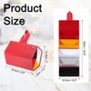 Unique Bargains Foldable PU Leather Sunglasses Eyewear Accessories Organizer - 2 of 4