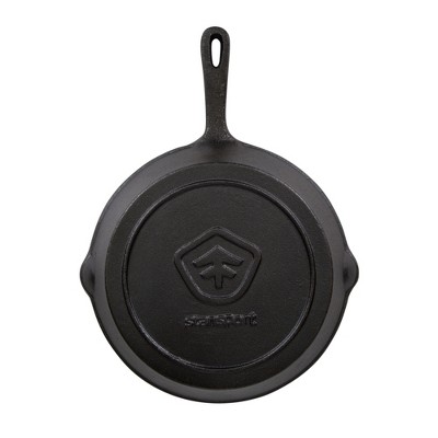 Pre-Seasoned Black Cast Iron Frying Pan Set, 3 Pieces