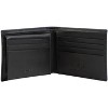 Jack Abrahams - Jack Abrahams Goat Nappa Leather Bi-Fold Minimalist Wallet Black - 4 of 4
