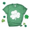 Simply Sage Market Women's Grunge Clover Short Sleeve Graphic Tee - 3 of 3