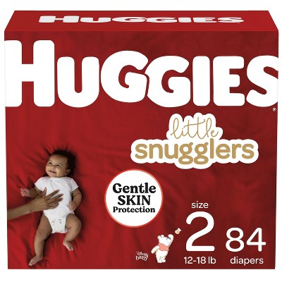 Huggies Little Snugglers Diapers Super Pack - Size 2 (84ct)