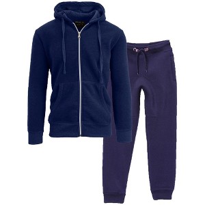 Galaxy By Harvic Boy's  Fleece Jogger Sweatpants and Hoodie Sweatshirt Set - 1 of 4