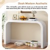 NicBex 52" Modern Wood Console Table with Curved Edge, Entryway Table with Natural Texture, Wide Couch Table for Living Room, Entryway - 2 of 4