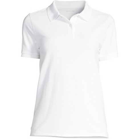 Women's Short Sleeve - White - Tropo - Size 8 - Tall - No Eyelets