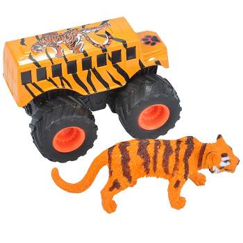 Wild Republic Adventure Mini Truck Tiger Animal Figure