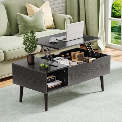 NicBex Wood Lift Top Coffee Table,Modern Living Room Table with Hidden Compartment for Living Room,Office