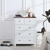 Okak Tall Wood Dresser, Modern 4/5/6-Drawer Storage Cabinet for Bedroom, Kids Room, Living Room & Entryway - 2 of 4