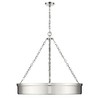 Anders 3-Light LED Pendant Light - Polished Nickel, 33" Circular Design, Dimmable, Damp Rated - 4 of 4
