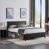 Twin/Full/Queen Size Bed Frame with Wood Headboard and Footboard, 14 Inch Platform Mattress Foundation, No Box Spring Needed Bed - 2 of 4