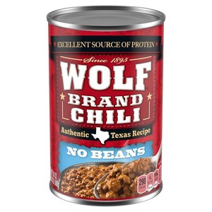 Wolf Brand No Beans Chilli - 24oz - 1 of 4