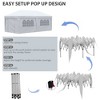 10' x 19.5' Pop Up Canopy Tent Height Adjustable Event Shelter w/ Sidewalls, Leg Weight Bags, Wheeled Carry Bag - 4 of 4