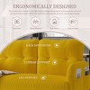 MOONMISS corduroy fabric, comfortable monochrome double sofa, suitable for living rooms and bedrooms - 3 of 4