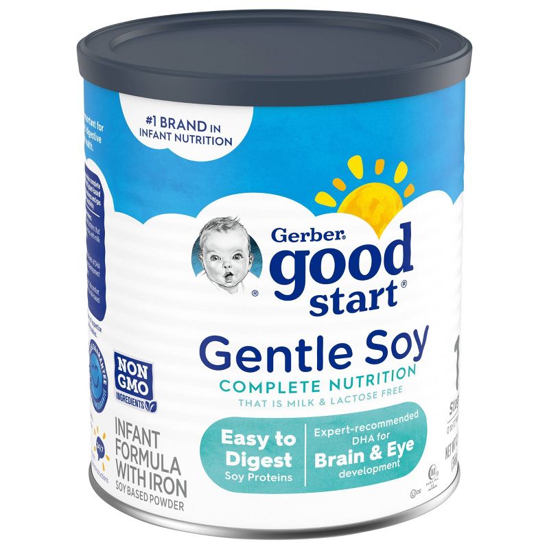 Gerber Good Start Stage 1 Soy Non-GMO Powder Infant Formula - 12.9oz, 2 of 9