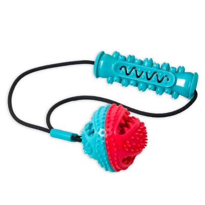 Flipo Ruff & Ready Duo Dog Training Chew & Tug Toy - Perfect For Tug O ...