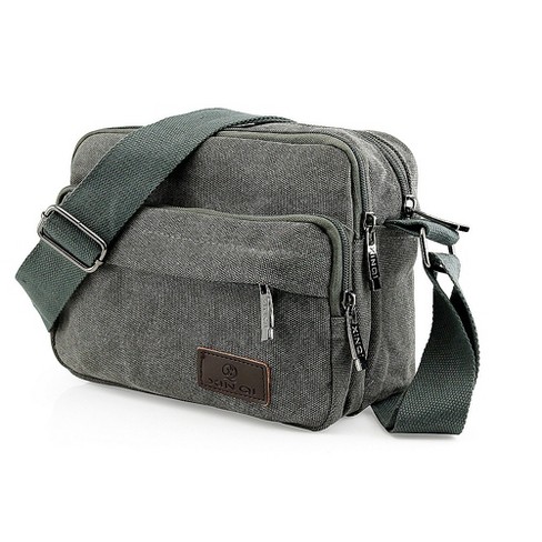 Gearonic Vintage Crossbody Canvas Messenger Shoulder Bag- Gray : Target