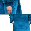 PAVILIA Wearable Blanket Hoodie Women Men, Oversized Sweatshirt Hooded Sweater, Fleece Soft Cozy Warm Plush Gift Ideas - 3 of 4