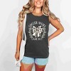 Simply Sage Market Soccer Mama Game Day Coquette Garment Dyed Tank - 2 of 2