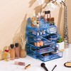 Sorbus Clear Cosmetic Makeup Organizer Case & Display - Spacious Design - Great for Dresser, Bathroom, Vanity & Countertop - 2 of 4