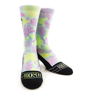 Rock Em Elite Originals Maui Crew Socks (S/M (SZ 6-8.5)) - 1 of 2