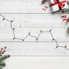 Northlight Battery Operated LED C6 Faceted Christmas Lights - Warm White  - 15.75’ Green Wire  - 50ct - 2 of 4