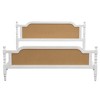 Whisen Queen Size Traditional Style Rattan Bed Frame with Headboard and Footboard - 4 of 4