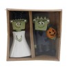 Transpac Mr and Mrs Frankenstein Resin Figurines Halloween Decor Multicolor Tabletop Mantel Decorative Objects Gift - 4 of 4