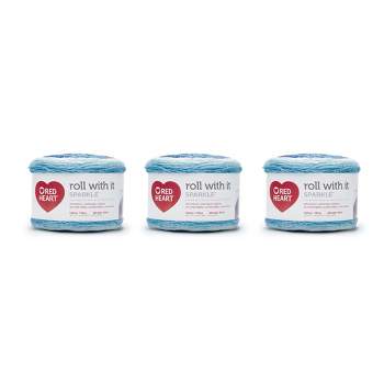 Red Heart Comfort Black/Taupe Marl, 1 Pack 12oz/340g-Acrylic-#4