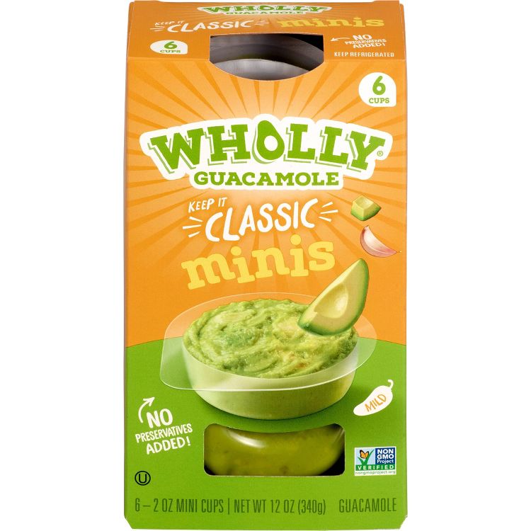 Wholly Guacamole Classic Mini Bowls - 12oz/6ct, 6 of 8