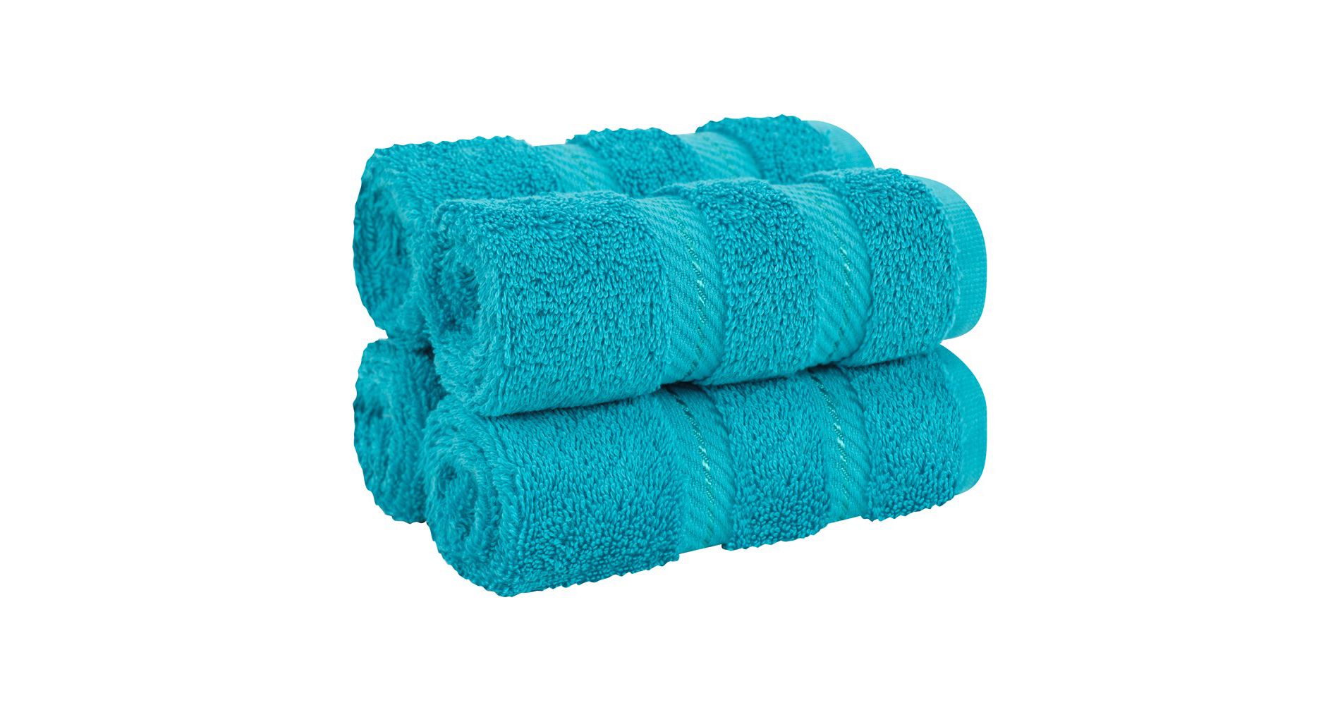 American Soft Linen 100% Cotton Turkish Luxury 4 Piece Washcloth Set, 13x13 inches Washcloth Hand Face Towels for Bathroom and Kitchen Washrags