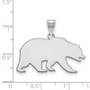 Black Bow Jewelry 14k White Gold California Berkeley Golden Bears NCAA Large Pendant - 2 of 3