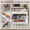 Modern 43" Bathroom Vanity with Karalakin Artificial Marble Top,Multi-Functional Cabinet with Drawers and Doors, Solid Wood Frame,Three Faucet Hole - 4 of 4