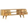 vidaXL TV Stand 43.3"x13.8"x15.7" Solid Wood Mango - 4 of 4