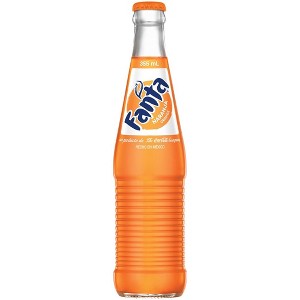 Mexican Fanta Orange Glass Bottle - 12 Fl Oz (Pack of 24) - 1 of 4