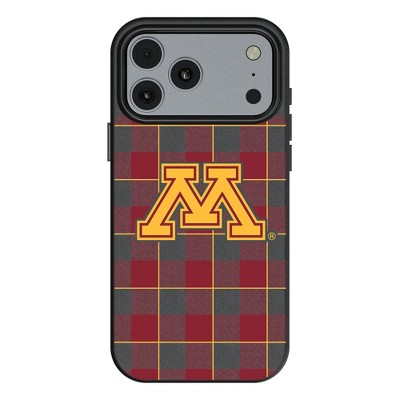 NCAA Big Ten Universities Plaid MagSafe Compatible Cell Phone Case for Apple iPhone 17 Series