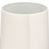 Metal Iron Vase - Modern Glam Decorative White Tall Flower Vase with Hand-Painted Design for Home, Office, Bedroom, and Living Room - 4 of 4