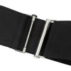 INSPIRE CHIC Women's Metal Elastic Fashion Fish Scale Wide Waist Belt for Dresses 1Pcs - 3 of 4