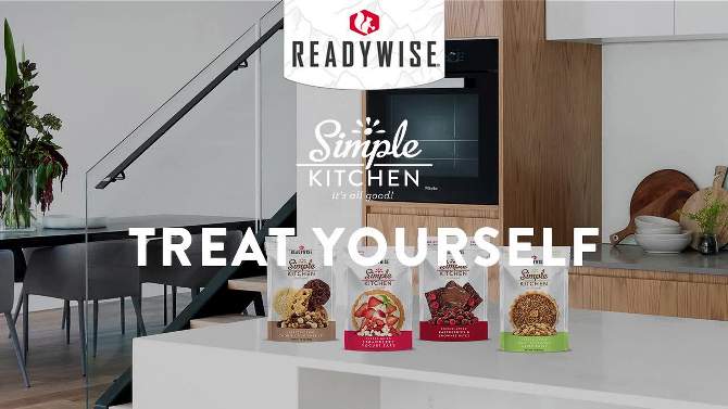 ReadyWise Simple Kitchen Old Fashioned Apple Crisp Freeze-Dried Dessert - 12oz/6ct, 2 of 6, play video