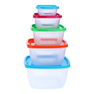 REGALWOVEN Storage Leakproof Reusable Microwavable Food Container 10 Pcs - 1 of 4