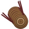 Tea Cabin Jute Chair Pad 15 inch Diameter Set of 6 - 3 of 4