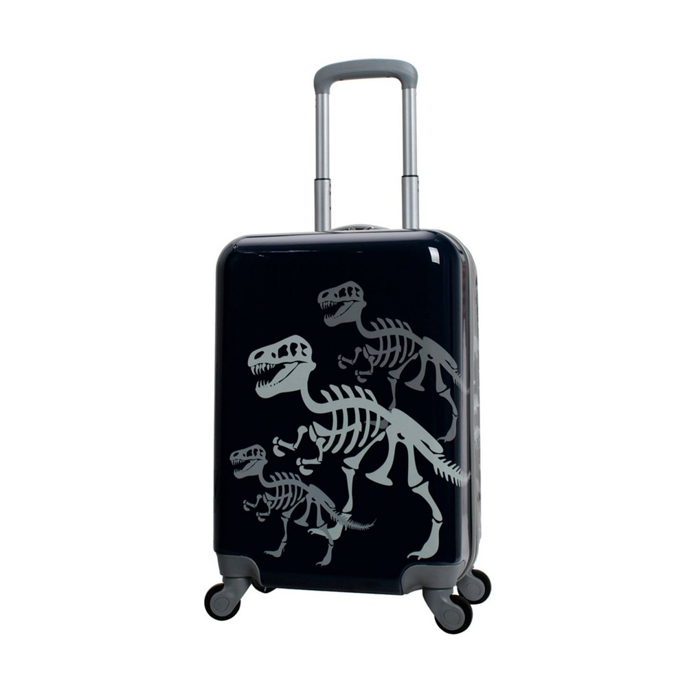 Crckt 21" Kids' Hardside Carry On Spinner Suitcase - Dino Bones