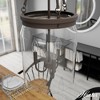 Hunter Fans 12" Devon Park Pendant Onyx Bengal Metal Ceiling Light Dimmable - 4 of 4